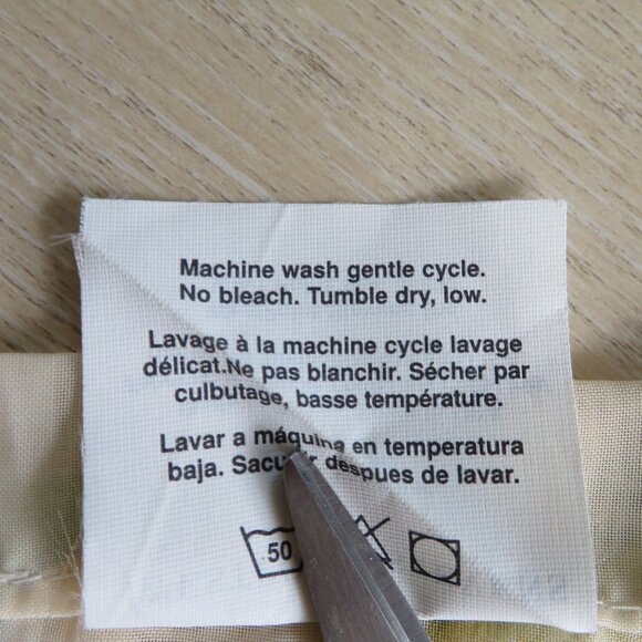 WestPoint Stevens Window Treatment Scarf Sheer Beige Blue Purple Floral 60"x144" - Picture 4 of 8